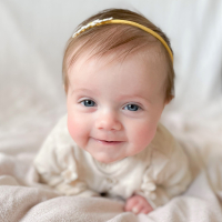 Haarbandje Madeliefjes Okergeel